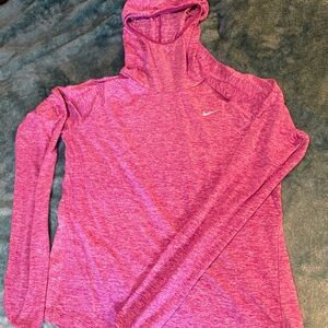 Nike purple Dri-fit Long Sleeve Hoodie